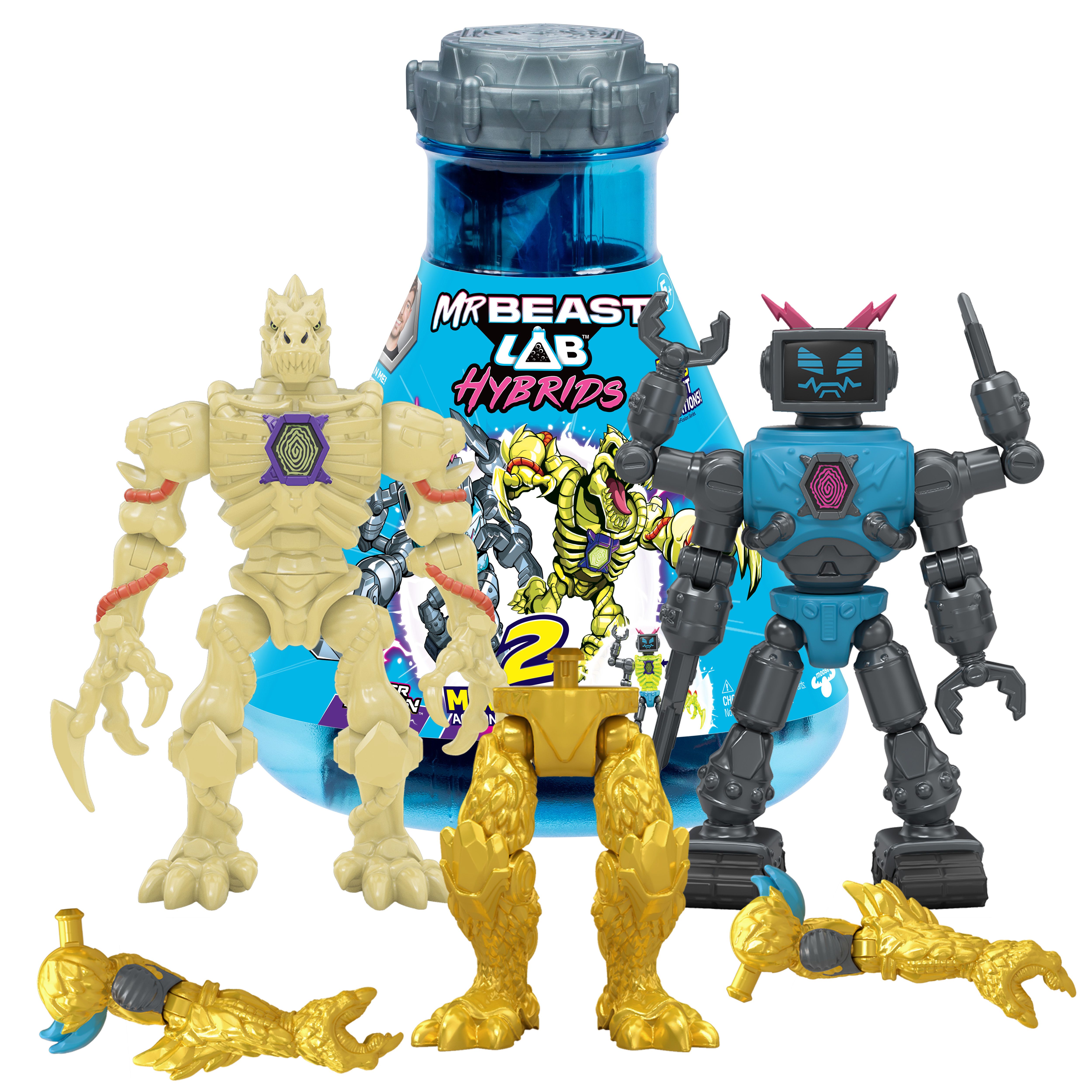 Moose Toys MrBeast Lab Hybrids Multipack - Actiefiguur