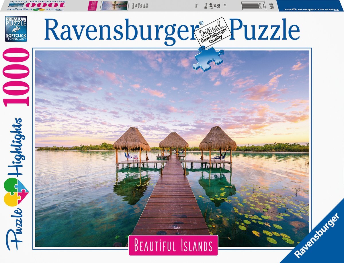 Ravensburger puzzel Tropisch Uitzicht - Legpuzzel - 1000 stukjes