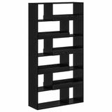 vidaXL Boekenkast 100 x 33 x 156,5 cm Bewerkt hout Zwart eiken