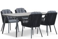 Santika Furniture Santika Tendenza/Vienna 180 cm dining tuinset 5-delig