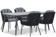 Santika Furniture Santika Tendenza/Vienna 180 cm dining tuinset 5-delig