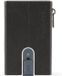 Piquadro Black Square Compact Wallet Black