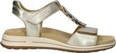 Ara Osaka-S Sandalen Plat - Goudkleur - Maat 40