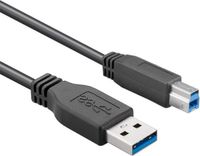 Goobay USB naar USB-B kabel - USB3.0 - 1,8 meter
