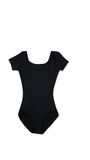 Capezio Womens Team Basic korte mouwen Leotard (TB133) - zwart - XL