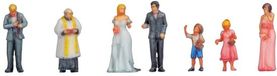 NOCH 35440 N Bruiloft figuren Geverfd, Staand