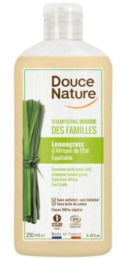 Douce Nature Douchegel & shampoo familie lemongrass 250ml