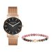 Liebeskind Berlin Set horloge & armband LS-0144-MQB roestvrij staal IP roségoud