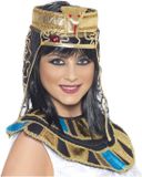 Smiffys Egyptische Hoofddeksel Vrouwen Zwart Polyester Carnaval