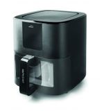 Lacor - 69515 - CrystalFry Friteuse zonder olie, luchtfriteuse, doorschijnend venster, LED-paneel, 8 programma's, anti-aanbaklaag, TotalCook-technologie, Inhoud: 7 l