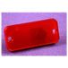 Hammond Electronics 1455JPLTRD-10 Plaque d'extrémité (l x b x h) 8 x 78 x 27 mm ABS Rouge (transparent) 10 pièce(s)