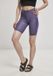 Urban Classics Imitation Leather Korte cycle broek S Paars