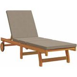 Maison Exclusive Transat Bois d'acacia massif marron