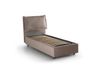 [Brand] Lit simple en tissu gris tourterelle 90x200 cm