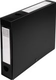 Exacompta 10x Ondoorzichtige klasseerdoose PP 7/10de Rug 60mm - A4 - Zwart