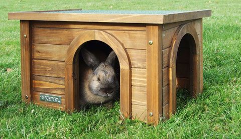 Kerbl 82852 Knaagdierenkooi - Hout - 27x32x45cm
