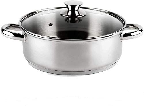 VIER CI30 steelpan - 30 cm - roestvrij staal 18/10 - inductie
