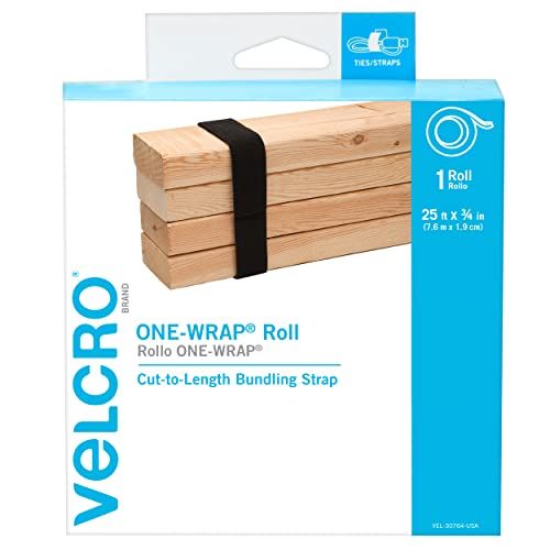 VELCRO ONE-WRAP Bundelbanden - 7,6m x 19mm - Zwart