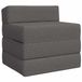 vidaXL Opvouwbare slaapbank Lichtgrijs 70 x 60 x 63 cm Stof