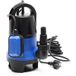 Wiltec - Pompe Électrique Pour Eaux Sales – Submersible – 400 W / 7500 L/h – Refoulement Max. 5 M – Avec Flotteur – Particules Jusqu'à Ø 35 Mm – Arrosage Irrigation Jardinage Évacuation Drainage