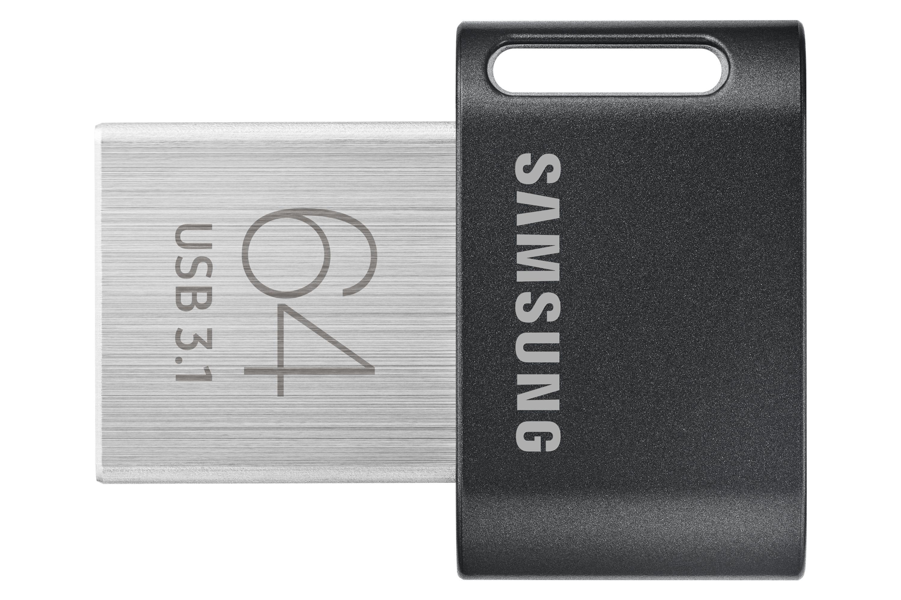 Samsung FIT Plus USB 3.2 Gen 1 (3.1 Gen 1) 64GB USB Flash Drive - Grey/Silver