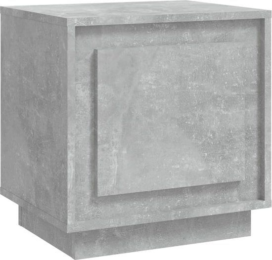 vidaXL Nachtkastje Betonkleur