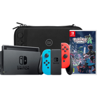 Nintendo Switch Rood/Blauw + Pokémon Legends: Z-A + BlueBuilt Beschermhoes