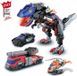 VTECH Switch & Go Combo Mega T-Rex SOS, 3-in-1 bouwpakket, politieauto, helikopter, brandweerwagen, dès 4 ans