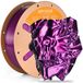 Silk PLA Filament - filament pour imprimante 3D 1,75 mm - Haute vitesse ≤500 mm/s - Précision ±0,03 mm - Bobine de 3 kg - Bicolore : violet/noir