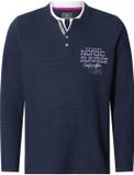 Jan Vanderstorm heren Sweatshirt - 56/58 - donkerblauw - Plus Size