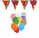 Folat - Anniversaire 20 ans set de fête 50x ballons et 2x guirlandes avec impression d'âge