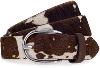 Vanzetti Riem Leer - Dames - 100 cm - dunkelbraun-offwhite