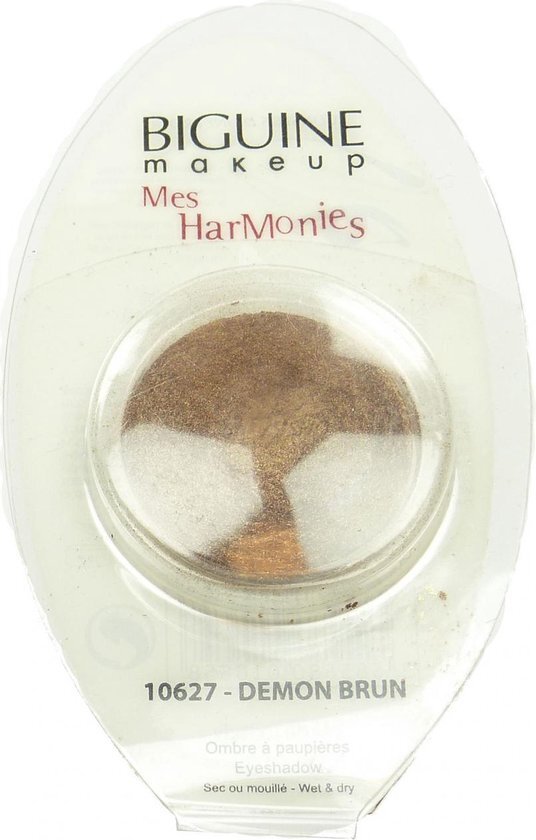 Biguine MAKE UP PARIS MES HARMONIES - Oogschaduw ogen kleur cosmetica - 0.8g - 10627 Demon Brun