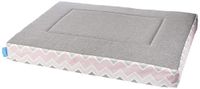 LUBEN Matras Spring Chevron M, roze, zwart
