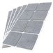 Adsamm® 40 x Zelfklevende Viltglijders Grijs 50x50 mm Vierkant 3,5 mm Dikte