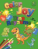 Color Joy : Livre de Coloriage Le Royaume des Dinosaures pour Enfants 5-10 Ans: 32 Dessins Simples et Amusants