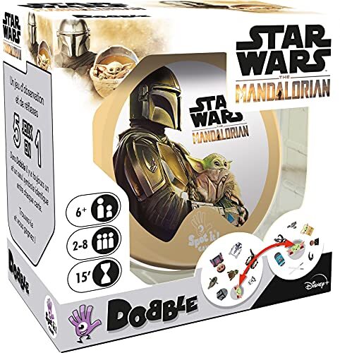 Asmodee jukbeenderen | Dobble: Star Wars The Mandalorian | Bordspel | vanaf 6 jaar | 2 tot 8 spelers | 15 minuten