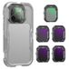 NEEWER Lens Filter Kit (5-pak), Black Pro Mist Diffusion 1/4/ND8/ND16/ND32/ND64 Quick Release HD Optisch Glas Alleen Compatibel met 16 Pro (PA073) & 16 Pro Max (PA074) kooi