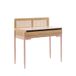 BAÏTA Kinderbureau Paolo roze en rotan