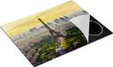 Chefcare Inductie Beschermer Skyline van Parijs - 77x59 cm - Multicolor