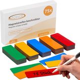 ECENCE beschrijfbare magneetstrips, 75 stuks - 75x25mm