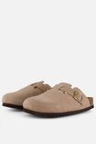 Scholl Klomp Fae Suede Vrouwen - Lichtgrijs