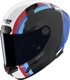 Nolan X-804 RS Ultra Carbon Gemini Helm - Zwart/blauw/wit - Maat XL