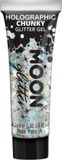 Moon Creations Glitter Makeup Moon Glitter - Holographic Chunky Glitter Gel Zilverkleurig