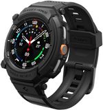 Spigen Rugged Armor Pro - Hoesje en Bandje Geschikt voor Samsung Galaxy Watch 8 Classic - Zwart
