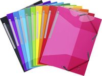 Exacompta 30x IDERAMA® PP Elastomap met 3 kleppen - A4 - Geassorteerd