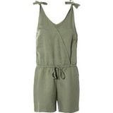 ESMARA Combinaison femme en lin (Vert olive, 38)