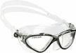 Cressi Swimming Goggles Transparent Unisex Adults UV Protection Black/Silver