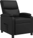 vidaXL - Relaxfauteuil - Zwart - Kunstleer