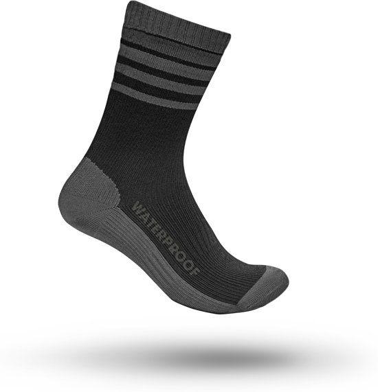 GripGrab Waterdichte Merino Thermal Sportsokken - Maat S - Zwart